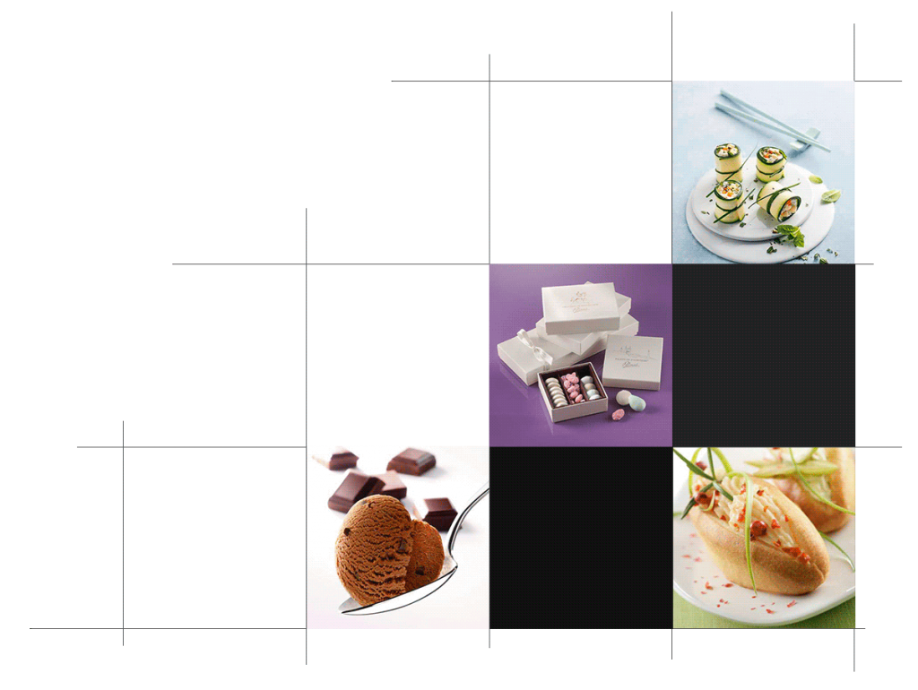 kaléidoscope de photos culinaires
